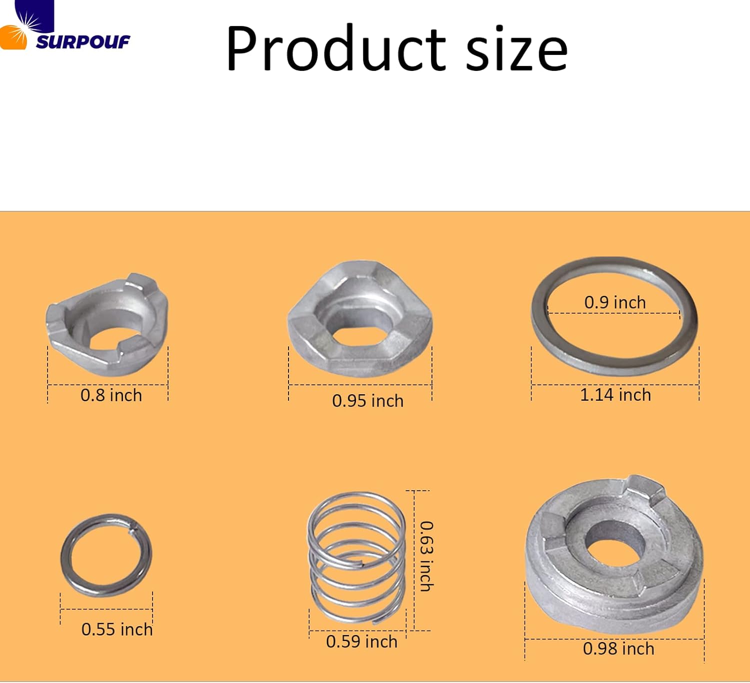 6PK 429634-00 Fit for Clutch Assemblies Replacement DW255 DW276 DW251 DW274 DW998QDK DW275QD