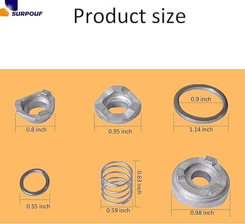 Miniatura 2 de 6PK 429634-00 Ajuste para Dewalt Black Decker Conjuntos de embrague de repuesto DW255 DW276 DW251 DW274 DW998QDK DW275QD