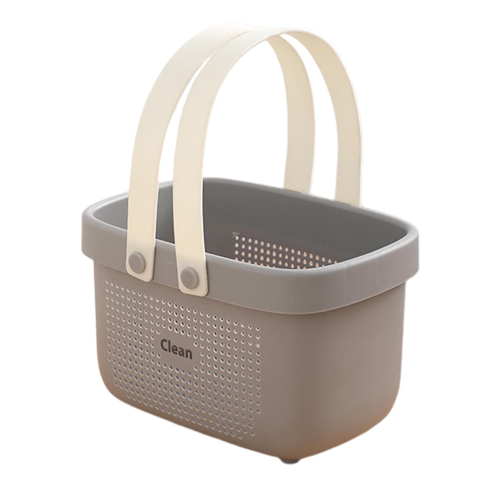 SiaBiced Multipurpose Shower Caddy for Storage and Organization Ideal for Gym and Kitchen Gray and White