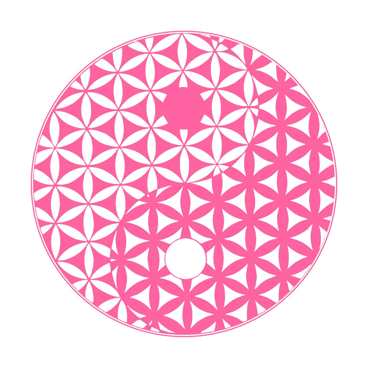 Flower of Life Seed of Life Car Decal Mandala Vinyl Sticker Yin Yang Zen Wall Decal Sacred Geometry Mandala Sticker Yoga Large - 60x60cm