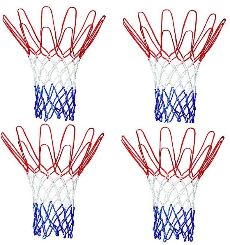 Spanco Basketball Net Two Pair - Net for All Playing Levels Fit in All Sizes of Basketball Ring (4 Pieces of Net) (B08XXHQD3R) Amazon Price History, Amazon Price Tracker