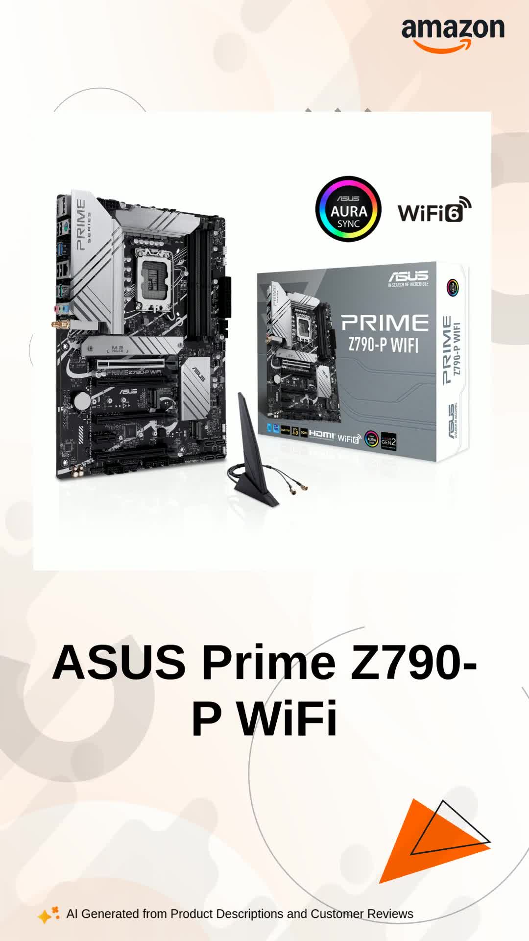 ASUS Prime Z790-P WiFi LGA 1700 ATX Motherboard