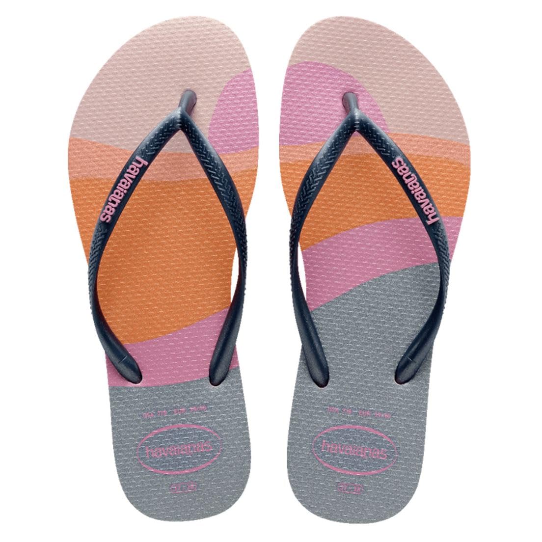Havaianas Slim Palette Glow Women FlipFlop Peony Rose 3.5/4 UK