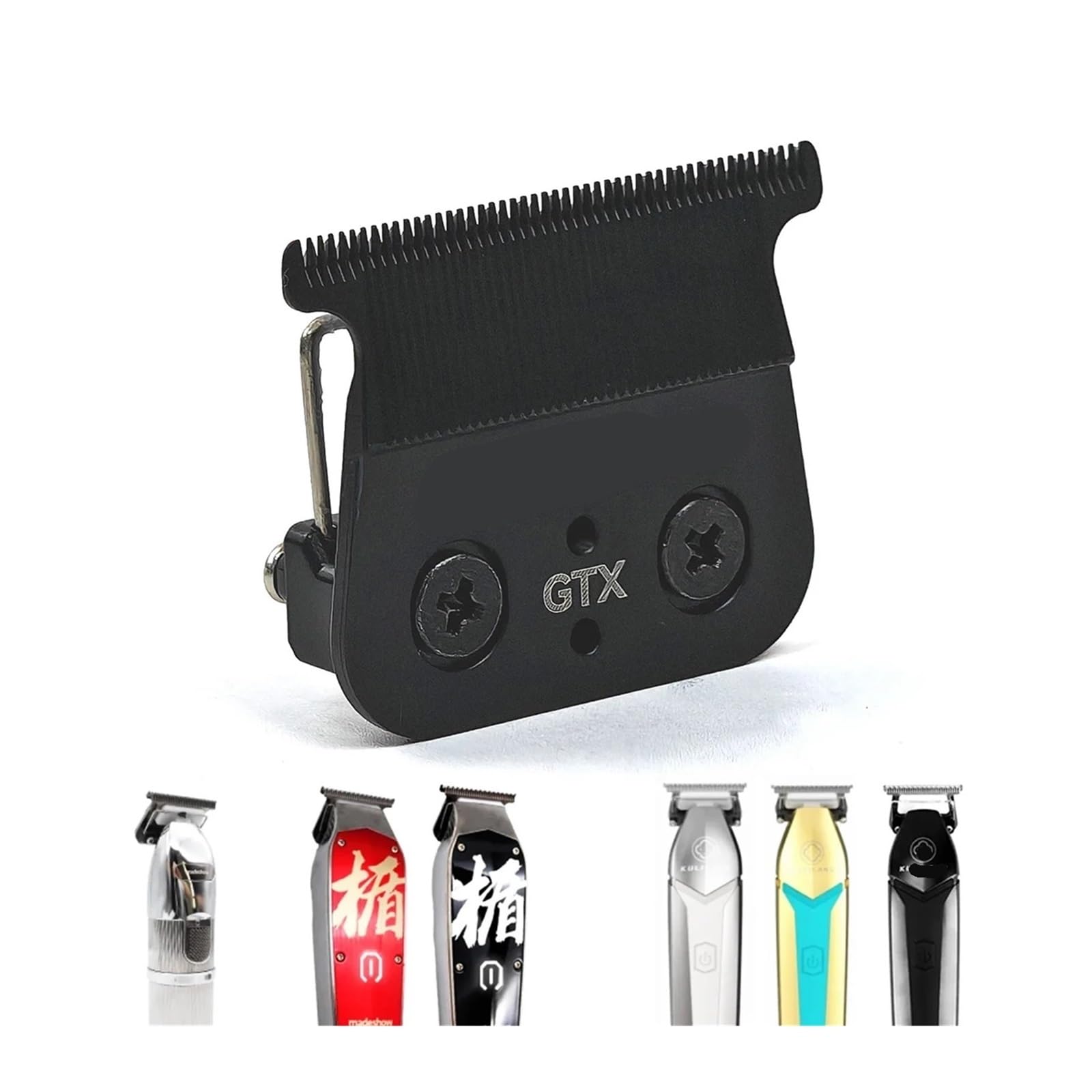 Lame De Tondeuse À Cheveux, Compatible Avec Madeshow, Compatible Avec KULILANG,M5F M10 R66 R77F, Remplacement De Tête De Coupe À Coin Ultra Fin(1PC H-blade)