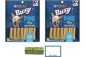 Busy Bone Tiny Long Lasting Chew with Meaty Middle for Dogs