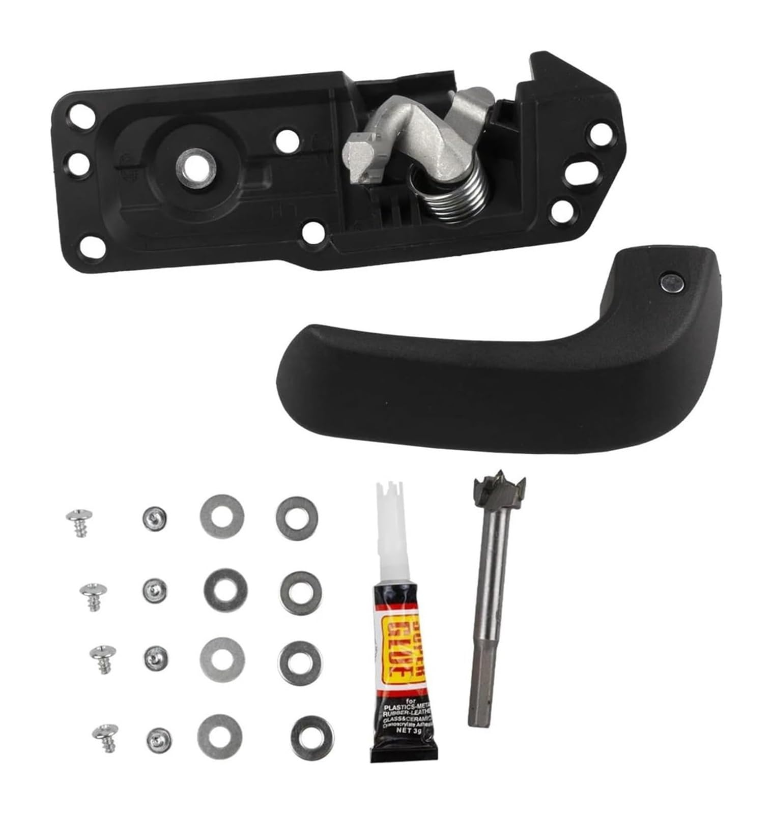 Tytyass One Color Inner Door Handle For Silverado Car Interior Left&Right Door Handle Repair 20833602 20833606(Left)