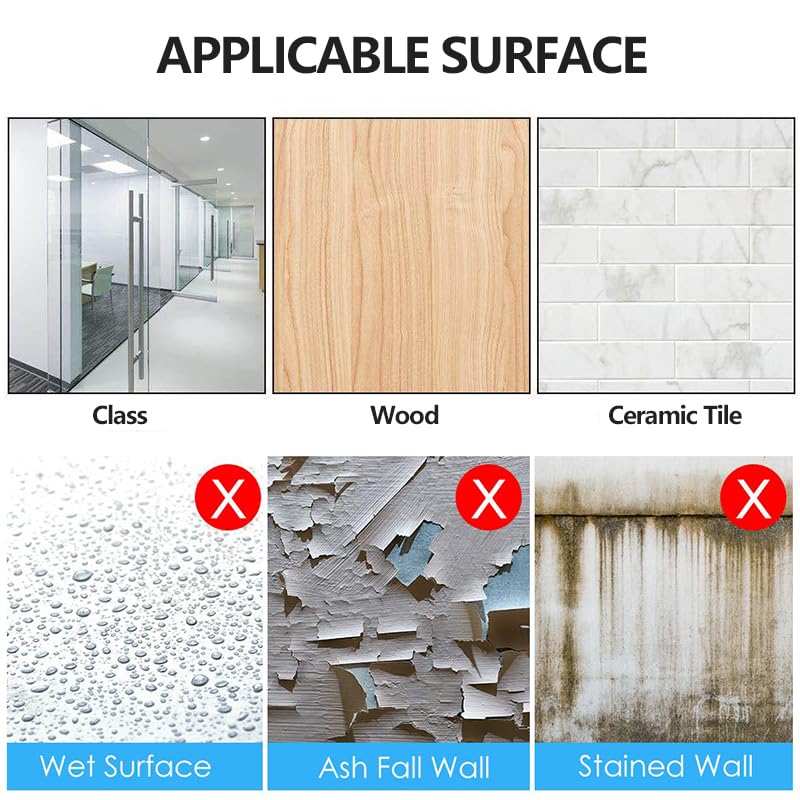 Miniatura 6 de Nayilin Cinta adhesiva de doble cara  Cinta de montaje fuerte para fotos, paredes, alfombras y más  Cinta adhesiva extraíble con nanotecnología