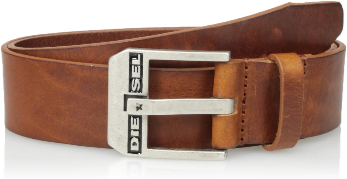 Diesel Men's Bluestar Leather Belt