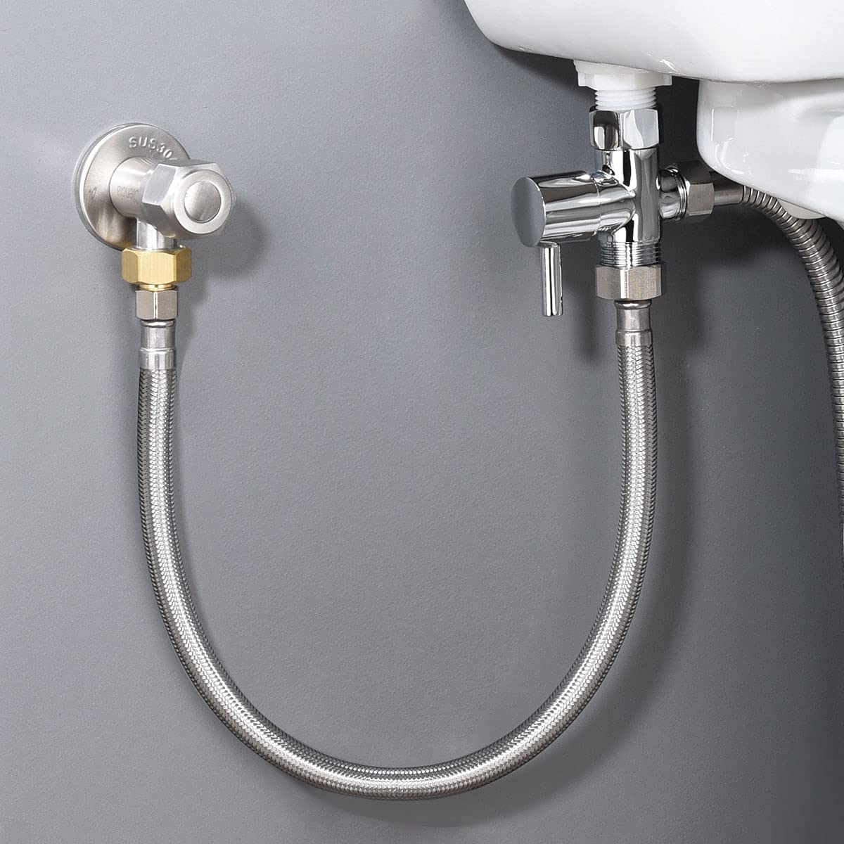 BricoLoco Flexible Water Hose For Toilet Sink, Basin, Kitchen
