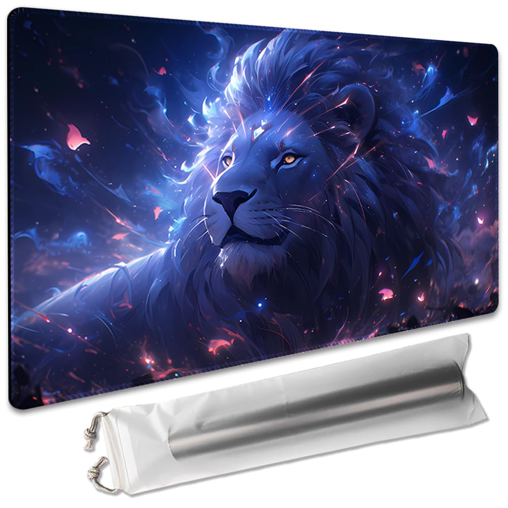 Board Game 14x24in MTG Playmat Compatible for OCG CCG RPG TCG Playmats (Lion 2) โ image 1