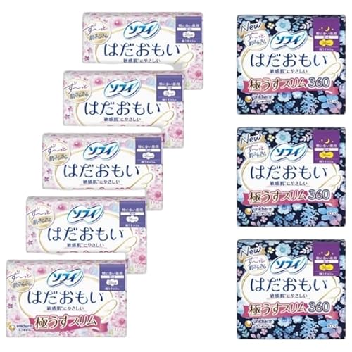 ソフィはだおもいセット(お肌にやさしい薄型) 極薄スリムナプキン 羽付き サニタリー 生理用品 ユニ・チャーム ユニチャーム 日用品 女性用品 防災 防災グッズ