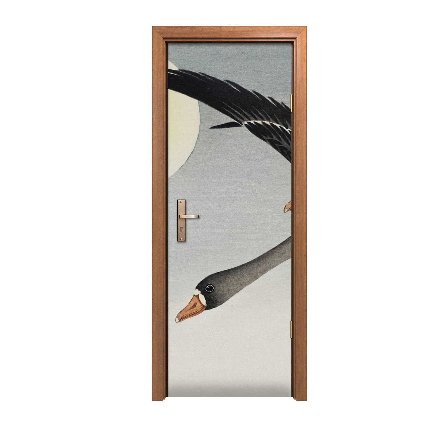 Autocollant de porte animaux pour cacher les imperfections du bois