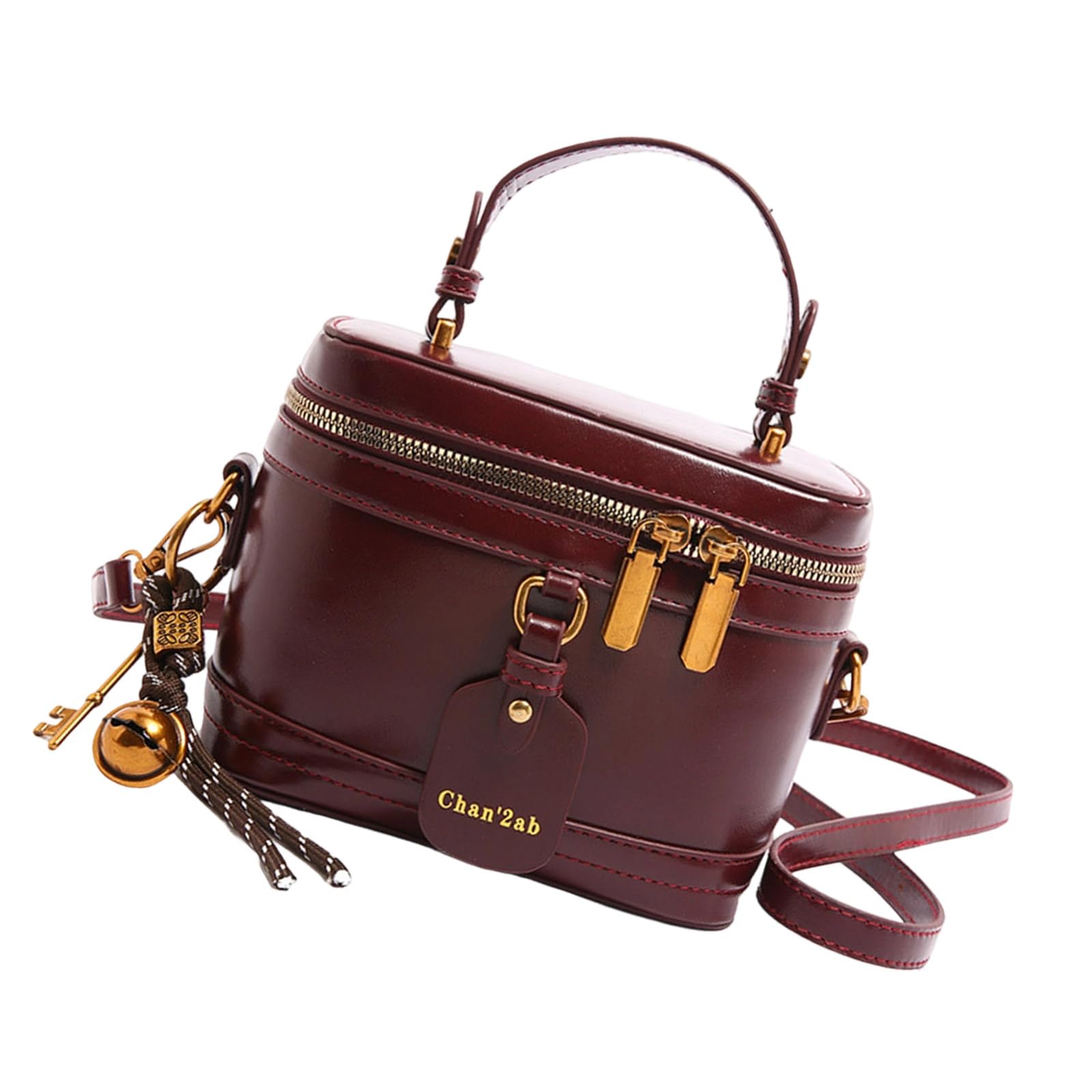 CAZSTYK Bucket Bag Stylish Shoulder Bag Trendy Handbag All-Matching Messengers Retro Crossbody for Travel Women Stylish Shoulder