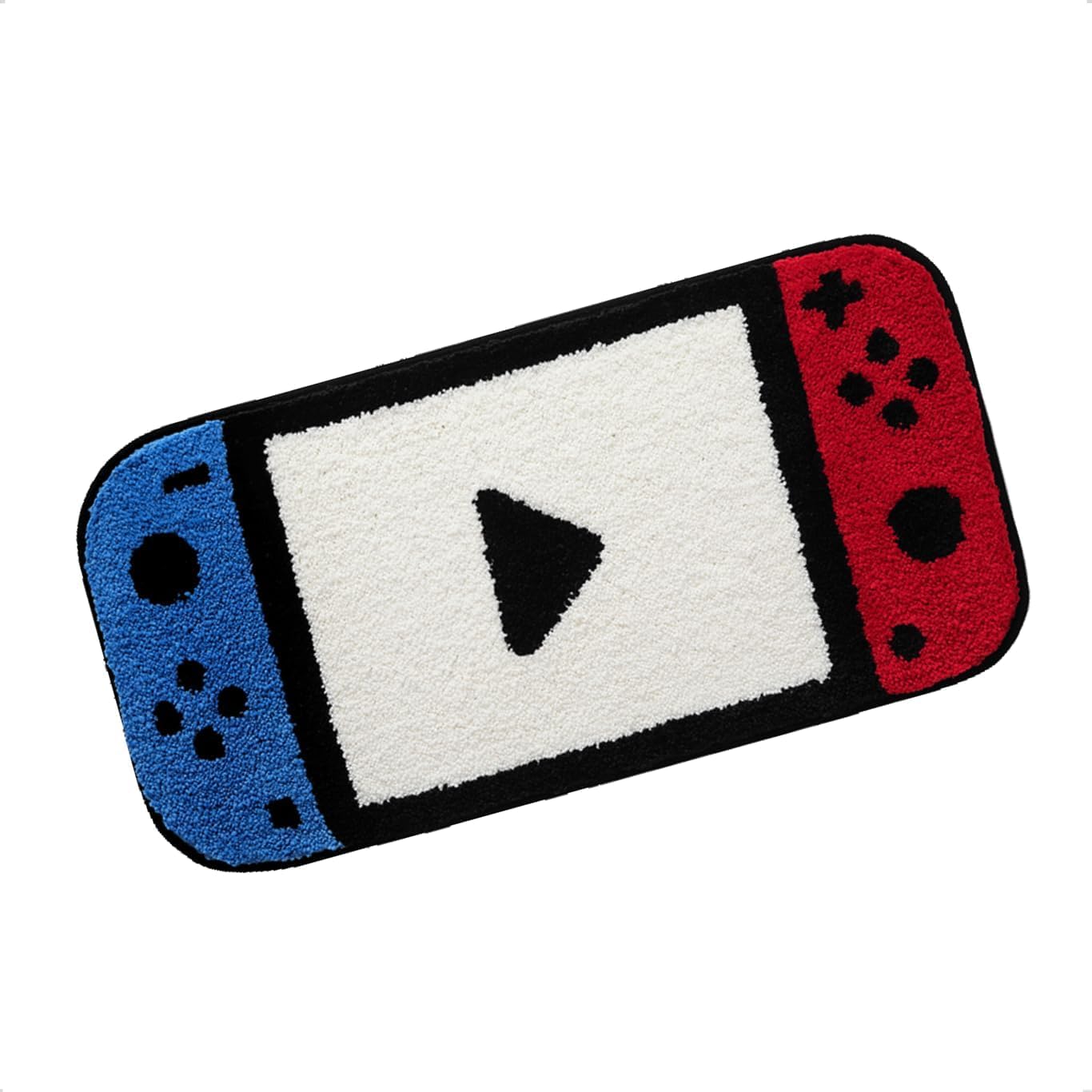 Cute Gaming Rug - Cartoon Game Console Controller Floor Mats, Non Slip, Extra Soft Absorbent, Machine Washable, Game Room Carpet, Shower Mat, Indoor Door Mat (16" x 32")-image-22