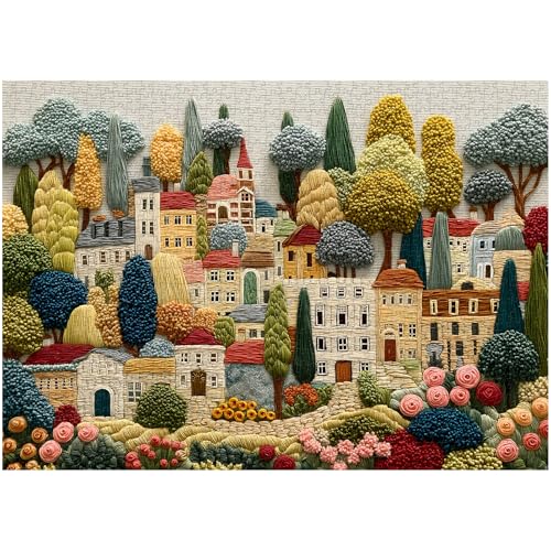 Puzzle de Encaje Embroidery Village 3+ Anos miniatura 2