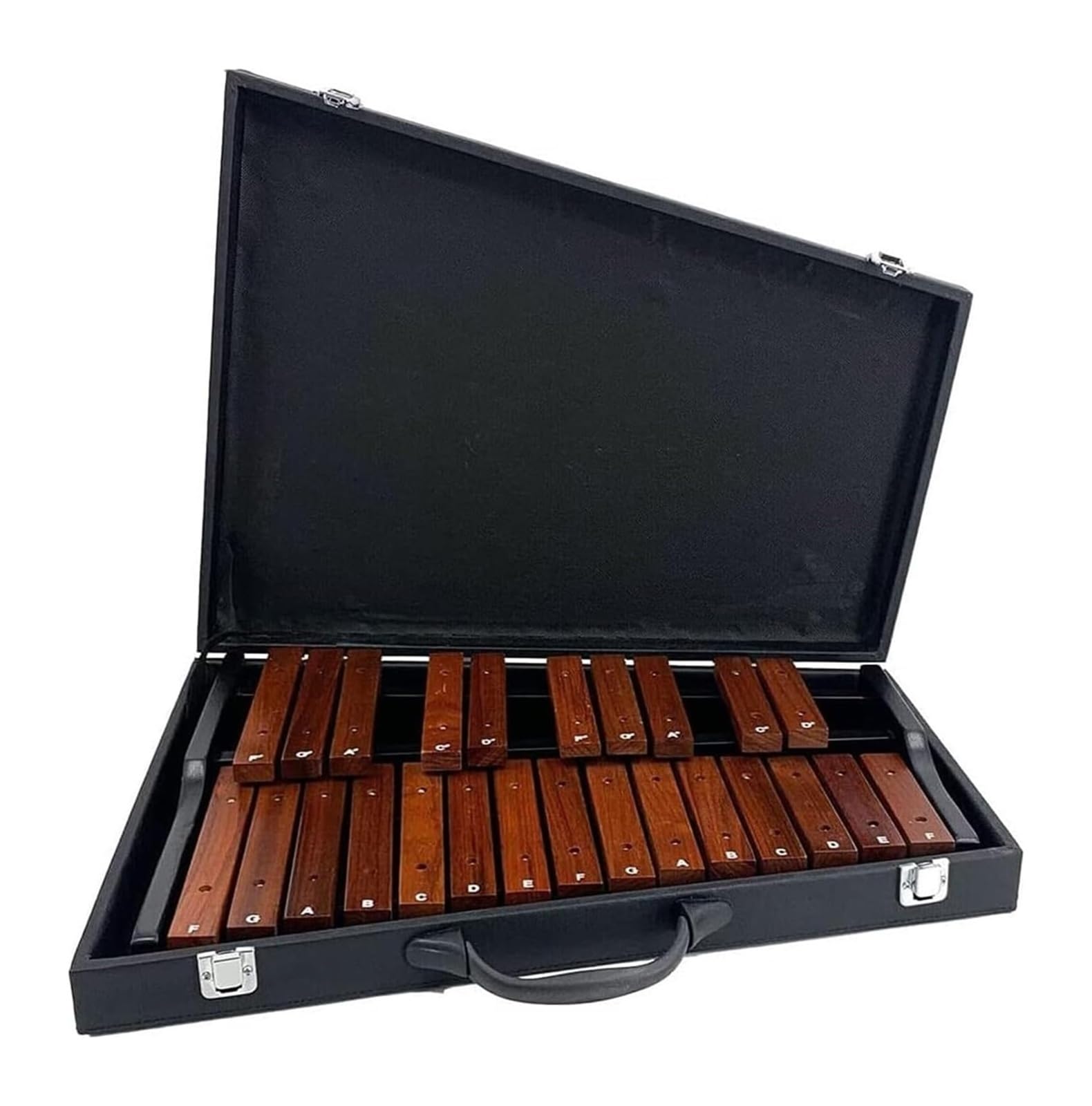 Xilófono profesional 25 teclas de madera percupercuinstrumento Musical educativo regalo de instrumento, con mazos y bolsa de transporte, adulto percubanda de estudiante de la escuela