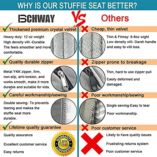 image for BCHWAY Stuffed Animal Storage Bean Bag Chair | 53