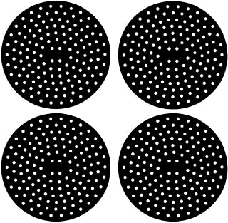 Almofada silicone para fogão de indução kit 4 peças preto