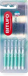 Escova Interdental Bitufo Interclean Fina Cilíndrica 4 milímetros 6 unidades, Bitufo