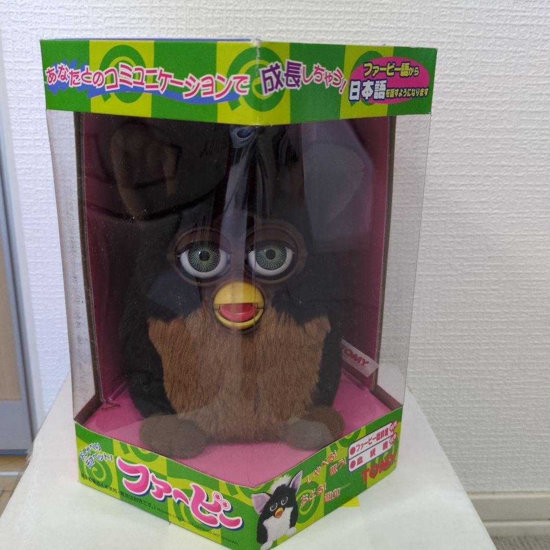 新品未開封！初代　ファービー 日本語版　ゴリラ　黒　茶　TOMY 初代 ファービー 日本語版 ゴリラ 黒 茶 Furby/ファービー・TOMY