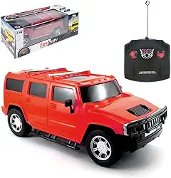 Art Brink Carro de Controle Remoto SUV, 7 Funções, Vermelho