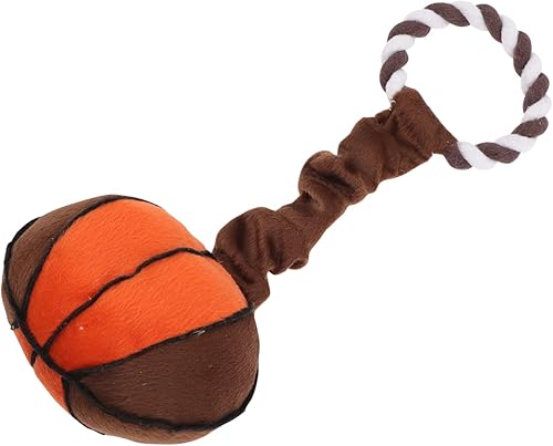 LABRIMP Juguetes de entrenamiento de peluche para cachorros suministros de pelota creativa para morder al aire libre fútbol chirriante interior