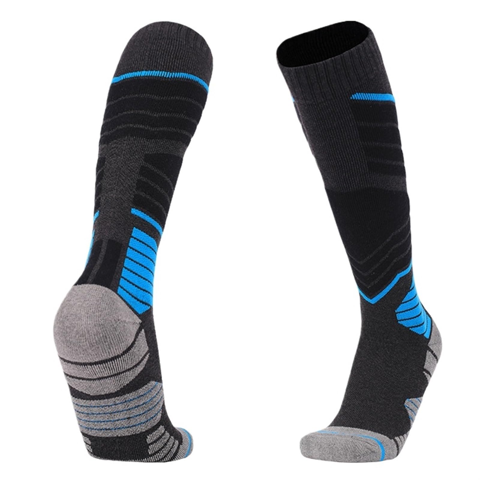 Chaussette Ski Chaussettes de Ski Hautes d'hiver en Coton à séchage Rapide, Chaussettes randonnée Confortables for Femmes et Hommes, Bas Chauds, Sport d'escalade