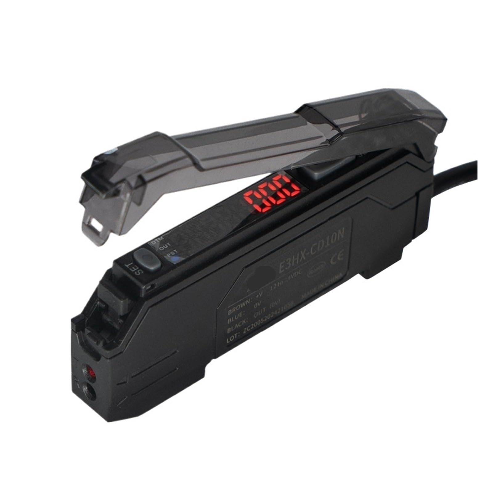 Capteur E3HX-ZD11P pour stabiliser la détection optique industrielle sur rail
