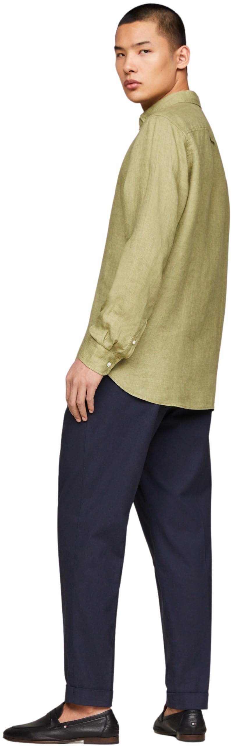 Tommy Hilfiger Camicia Uomo Camicia in Lino