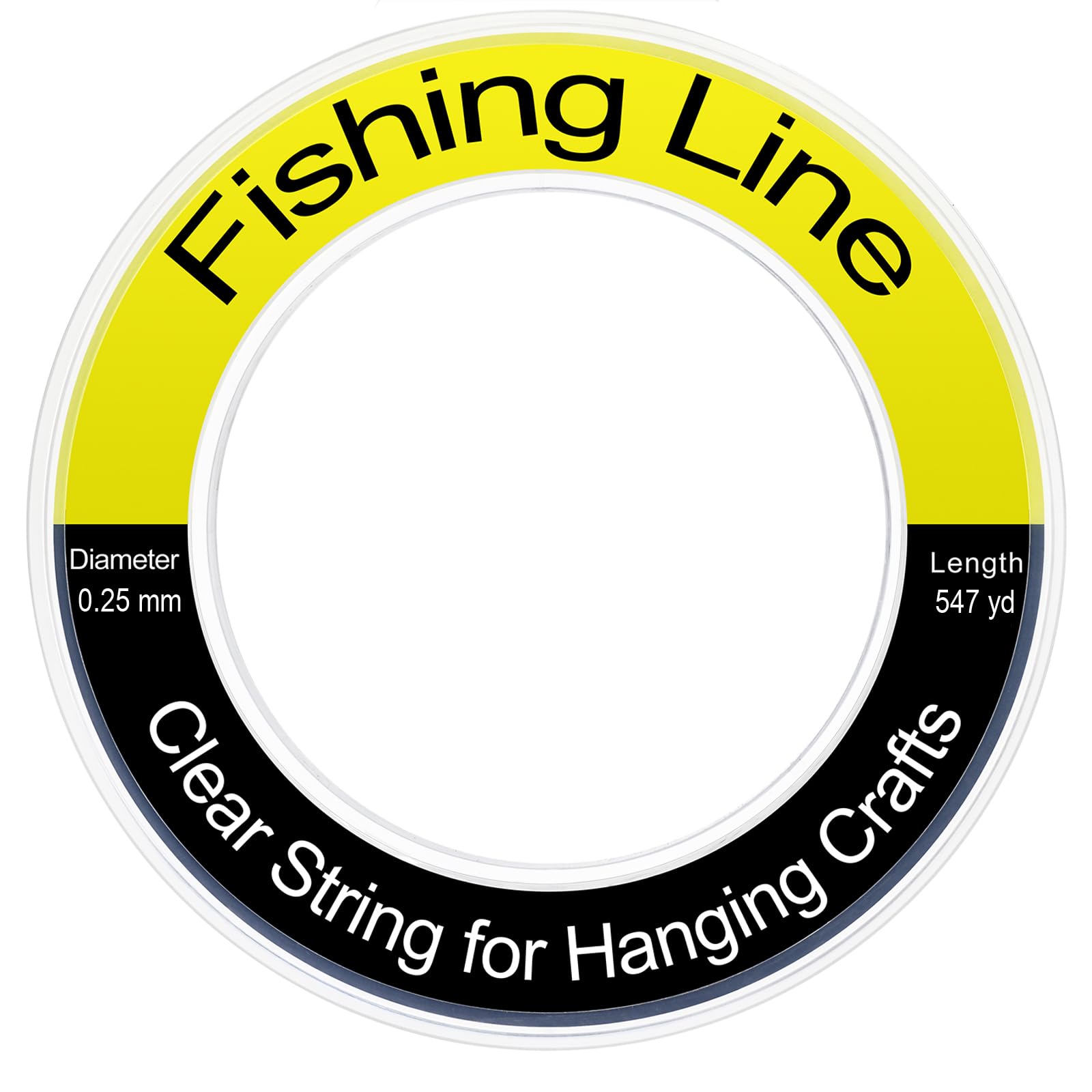 Fishing Line Wire, 1640ft Monofilament Fishing Line, Clear Nylon Invisible String for Fishing Hanging Balloon Garland Craft Indoor Outdoor