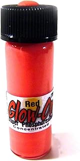 Glow-On Red Gun Night Sights Paint, Medium Size 4.6 ml Vial, Concentrated, Bright, Long Lasting Luminescence with Warm Red Glow