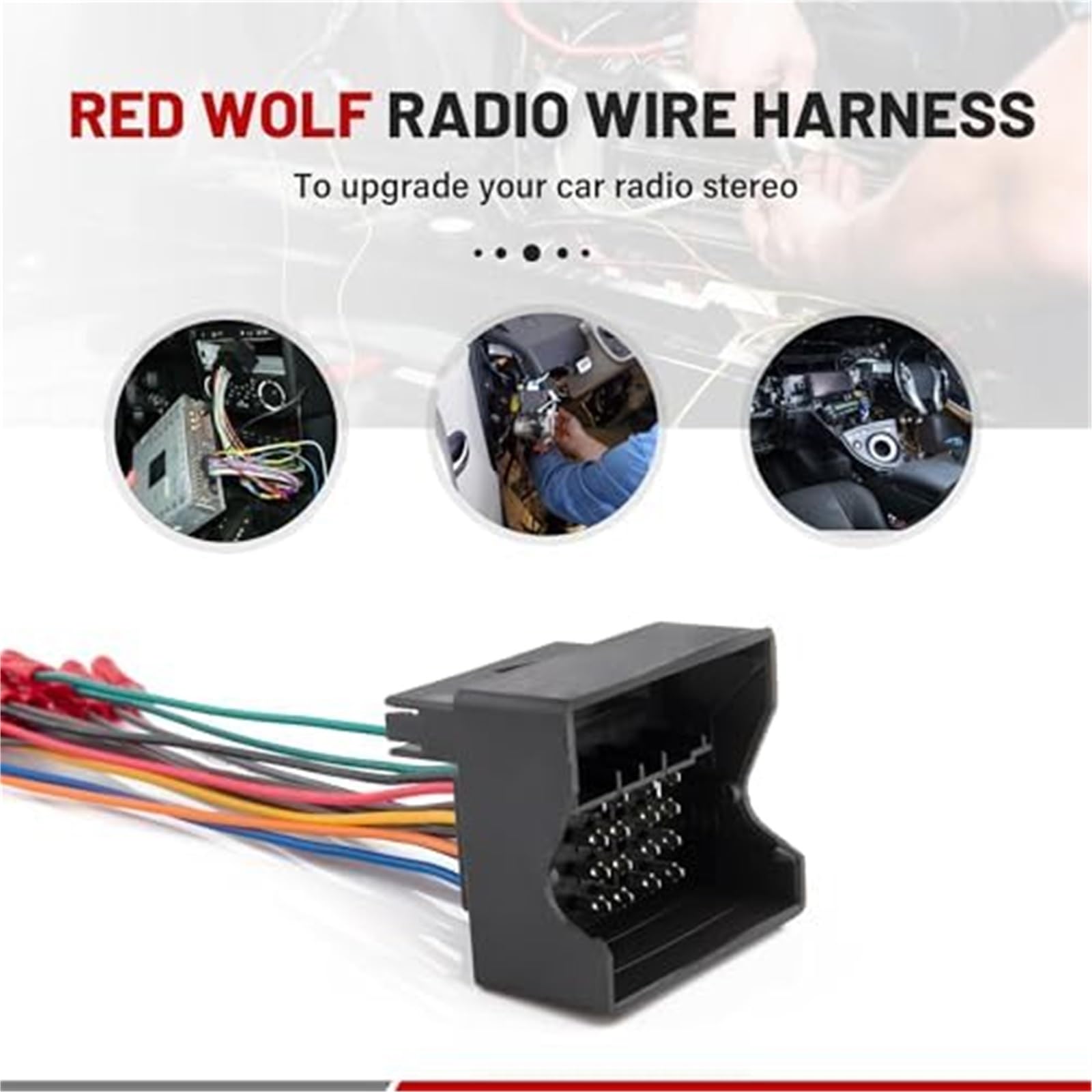 Wiązka przewodów radia samochodowego, do Volkswagena, 2004-2015, do BMW, 35, do, 2002-2010 Złącze do montażu odtwarzacza CD PowerSpeaker wZłącze Butt Kabel adaptera radia samochodowego
