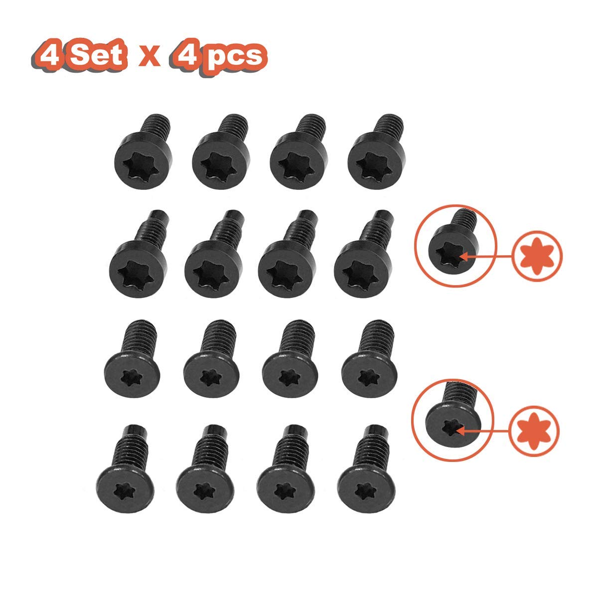 Doorbell Screws, Replacement Screws for ALL Doorbells include Video Doorbell, Video Doorbell 2 and Pro（4 Pcs）