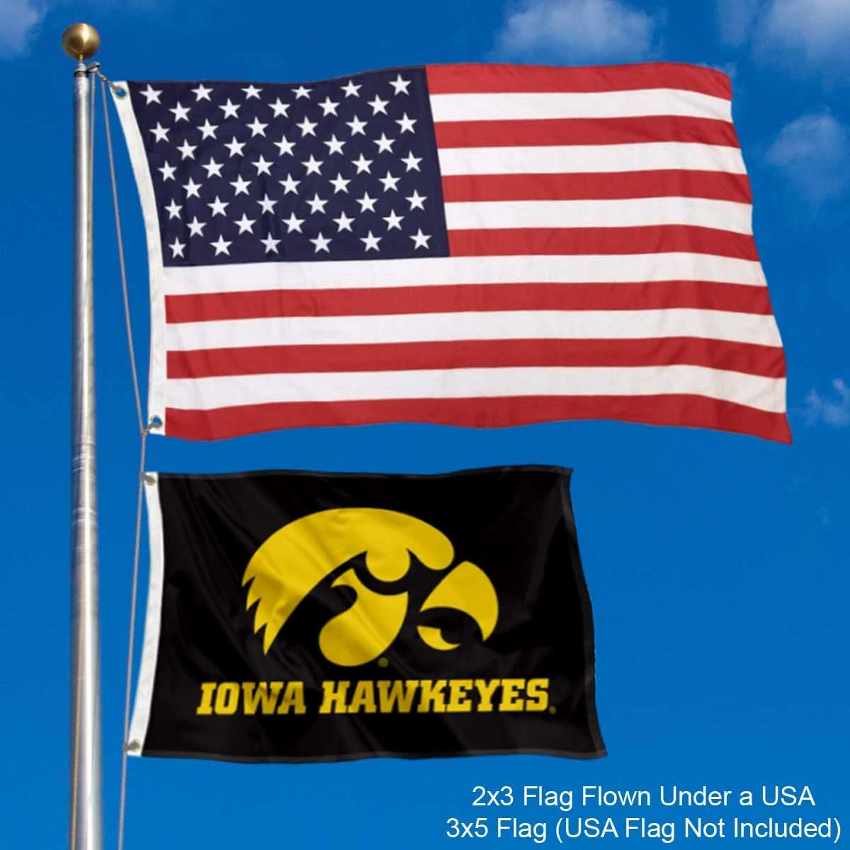 Hawkeyes Small 2x3 Foot Flag