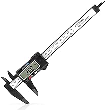 Electronic Digital Vernier Caliper, Digital LCD, External, Internal, Depth, Step Measurement, Lightweight, Machinists, Engineers, Carpenters, rods, holes, slots (1 Pcs)(Multicolor)