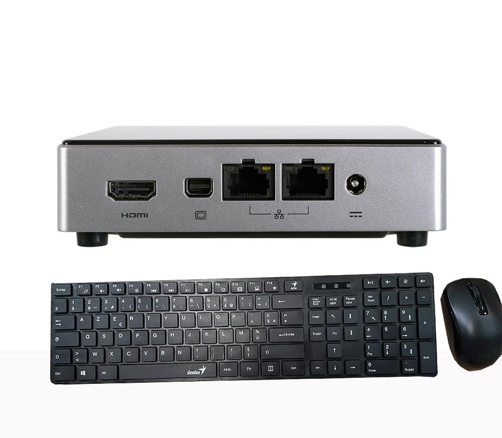 ECS Liva Z3 Plus i7-10510U 32GB 2TB M.2 SSD Keyboard + Mouse
