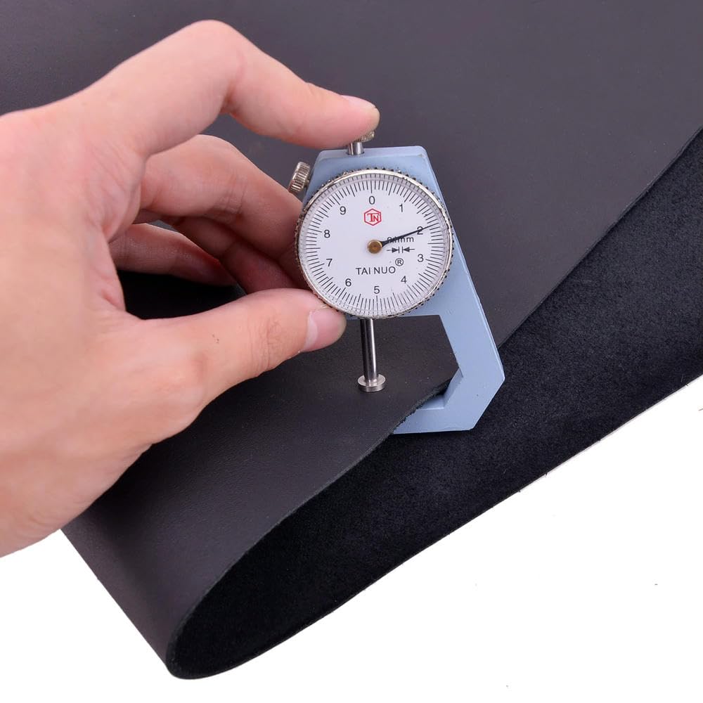 Cuir de Vachette Pleine Fleur 5-6 oz (1,8-2 mm) Pièces de Cuir prédécoupées Maroquinerie pour Bricolage Couverture de carnet