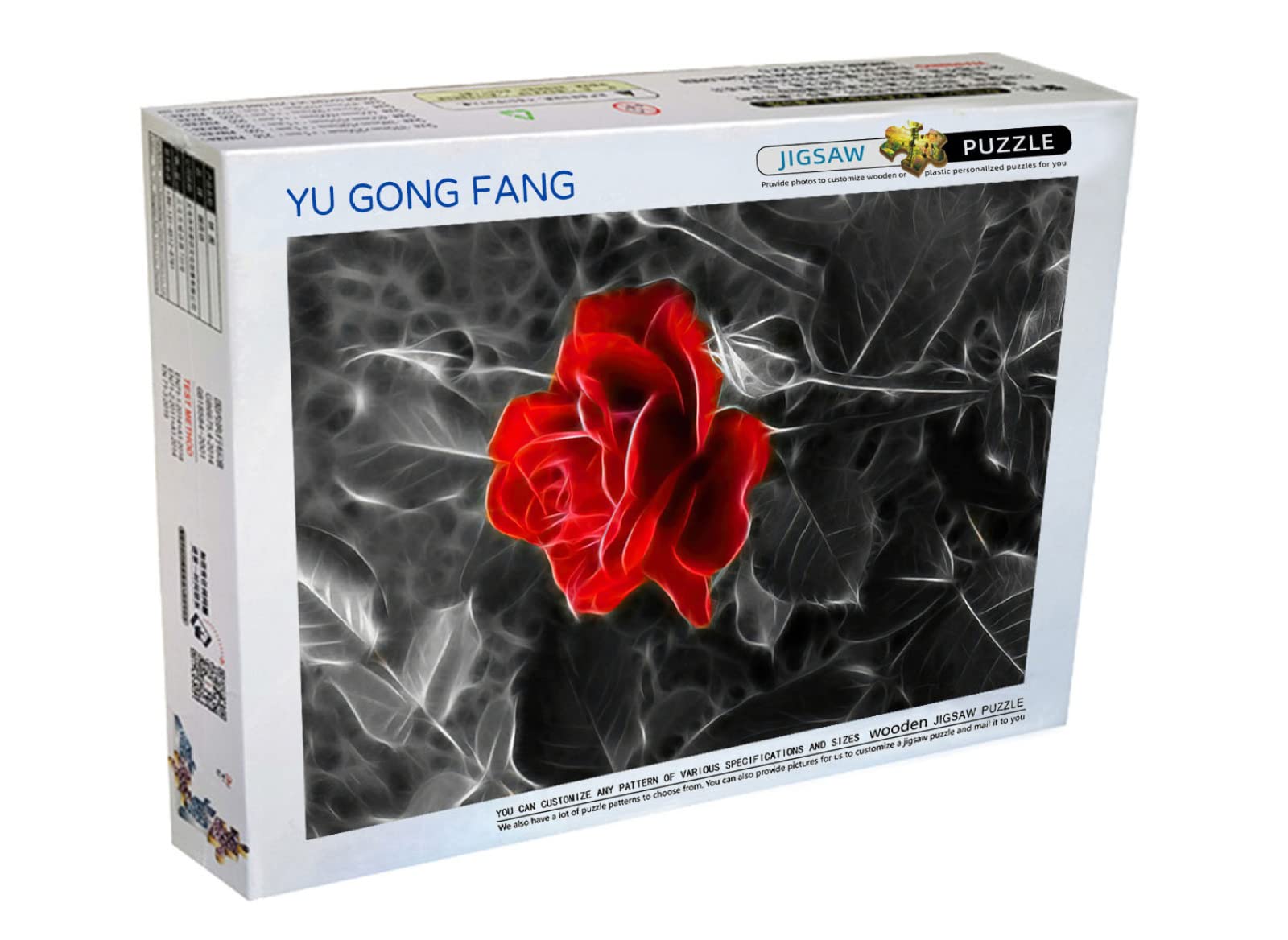 Erwachsenenpuzzle 1500 Teile Puzzle Red Rose Challenge Puzzle Set Kinderpuzzle Spiel Unterhaltung Geschenk
