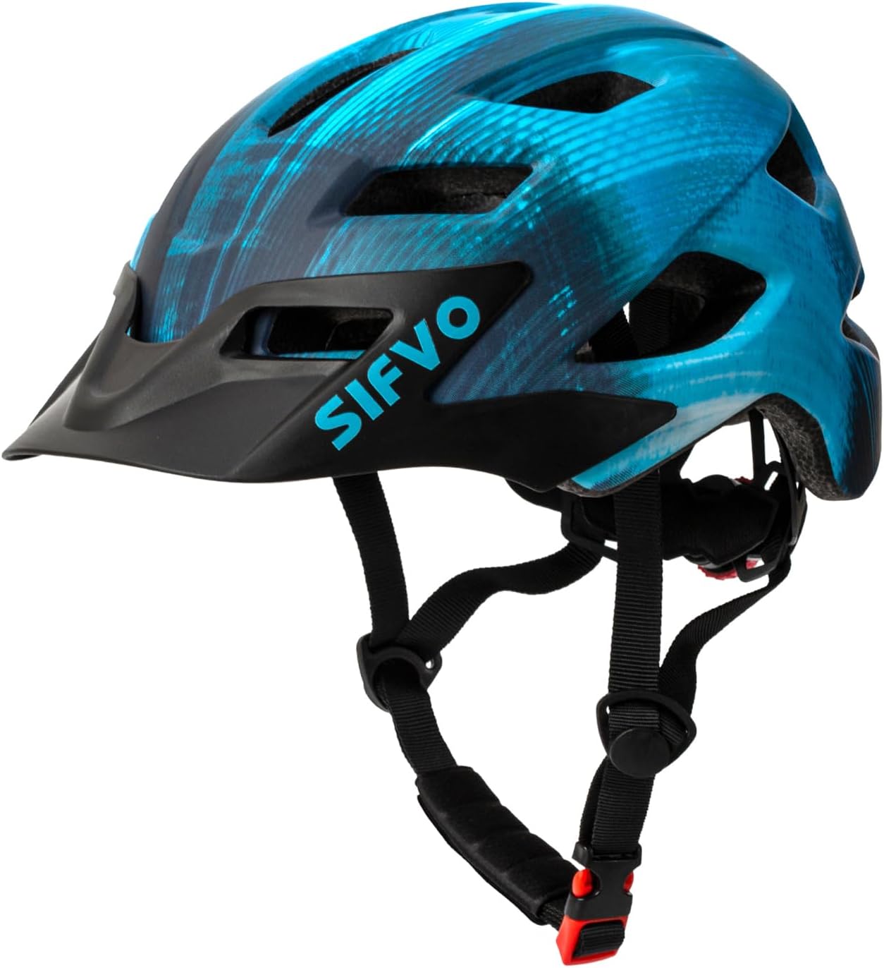 Kids Helmet, SIFVO Kids Bike Helmet Boys and Girls Bike Helmets with Cool Visor Helmet for Kid 5-14, Kid Bike Helmets Youth Bike Helmet Adjustable & Lightweight 50-57cm