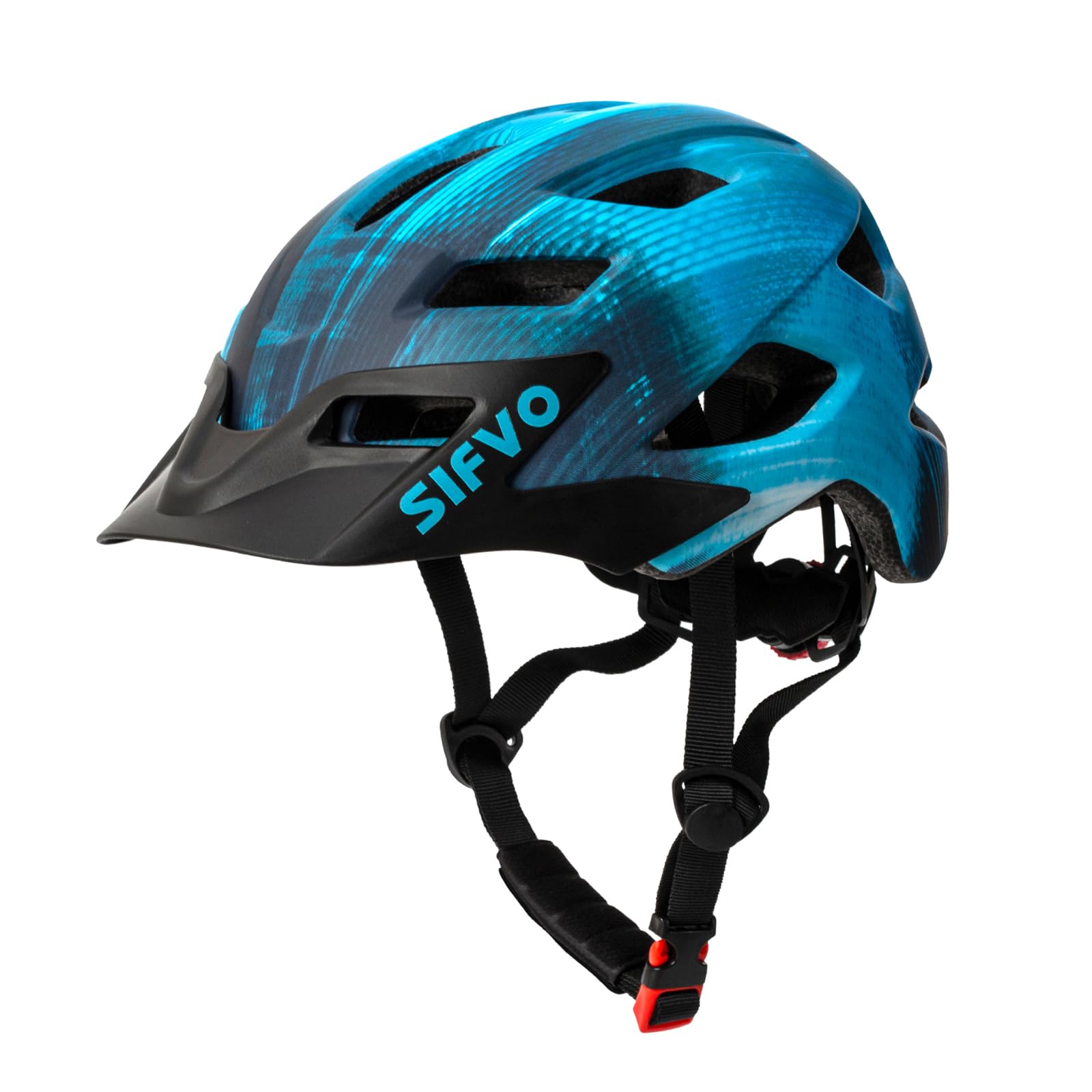 Kids Helmet, SIFVO Kids Bike Helmet Boys and Girls Bike Helmets with Cool Visor Helmet for Kid 5-14, Kid Bike Helmets Youth Bike Helmet Adjustable & Lightweight 50-57cm — image 1