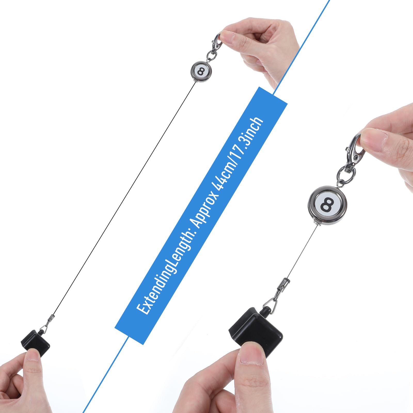 Piriuuo Pool Chalk Holder, Retractable Cue Chalk Holder Billiard Chalk Holder Pool Cue Chalk Holder Billiards Accessories for Billiard Lovers