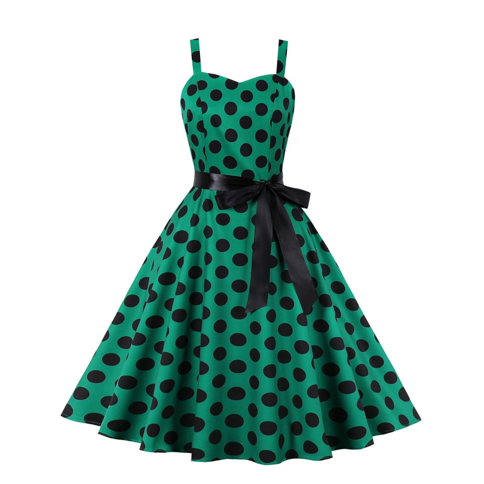 Robe longue à pois rétro la solution fraîcheur contre la chaleur - 3
