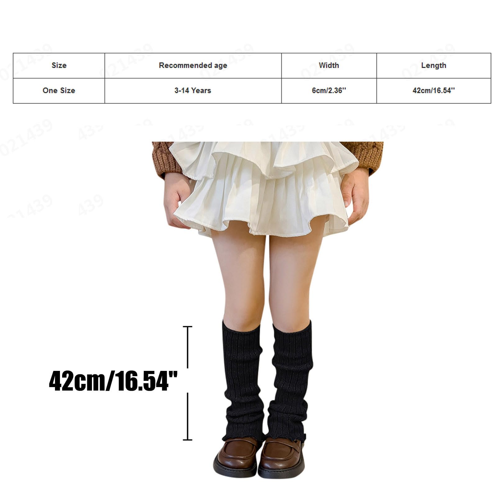 Generisch 2026 scaldamuscoli a maglia calzini sciolti scaldamuscoli alti al ginocchio per ragazze