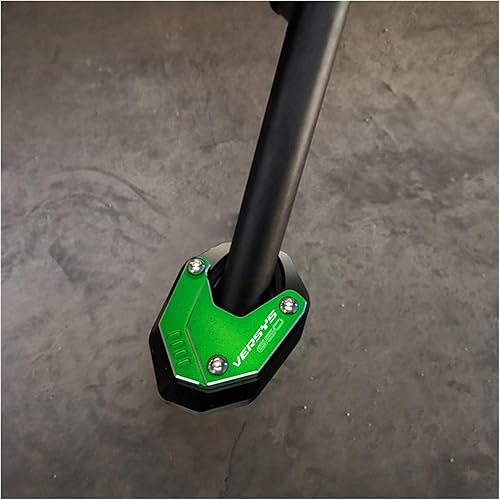 Miniatura 3 de YESKIT CNC aluminio for Kawasaki Versys650 VERSYS 650 2011-2023 Motorcycle Kickstand Foot Side Stand Enlarge Pad Extension Plate (Color  Black)