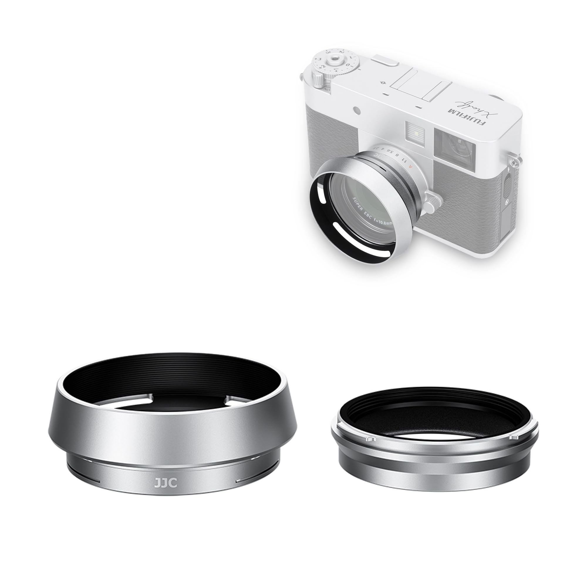 Amazon | JJC Fujifilm X-half用レンズフード + アダプター 富士