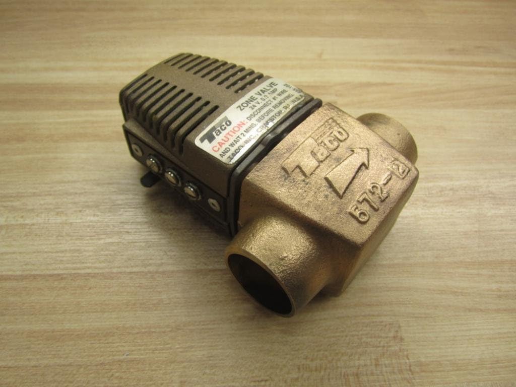 Taco 572-2 Zone Valve with Flow Arrow