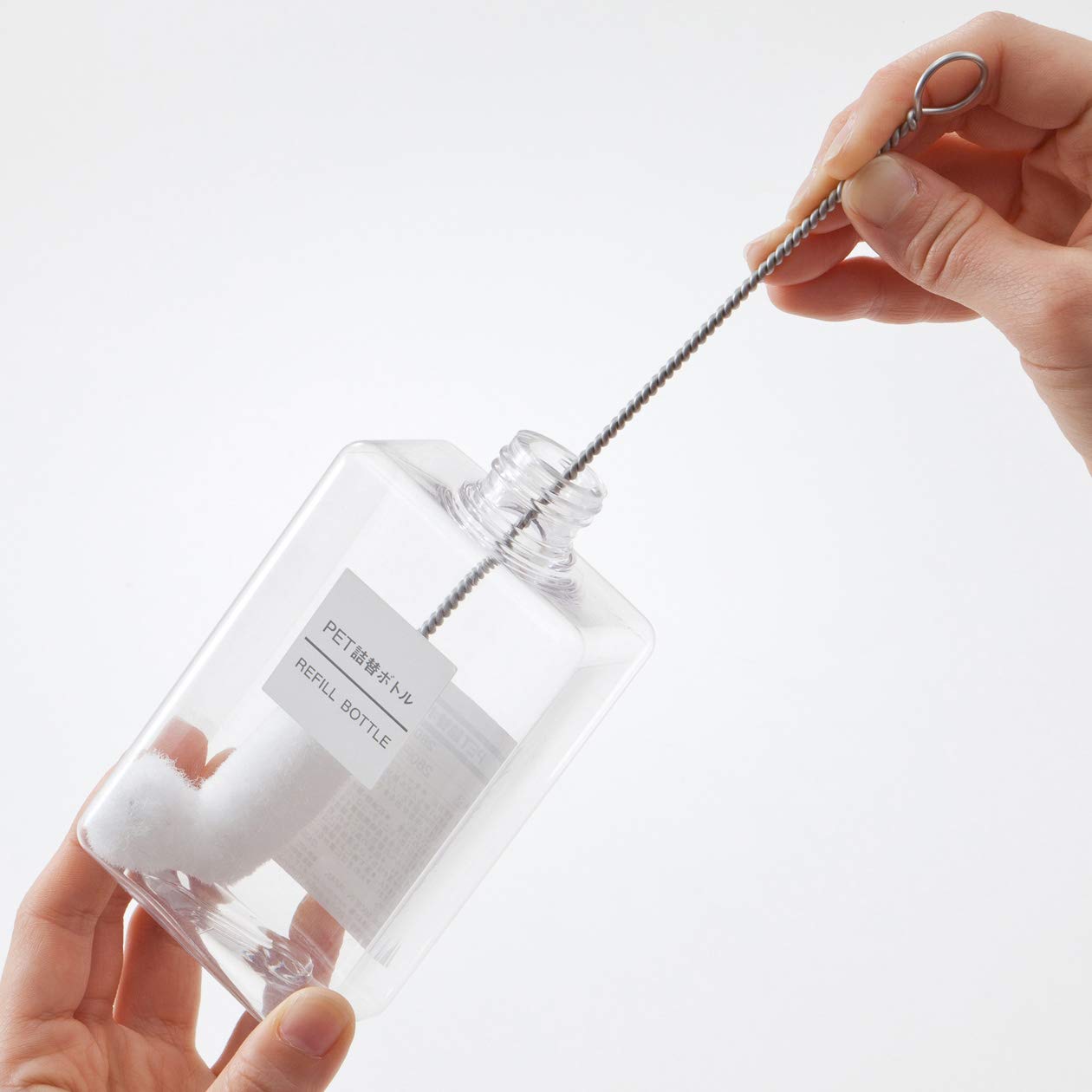Muji Japan Bottle Brush to wash Up Corner, per sapone ricarica bottiglia