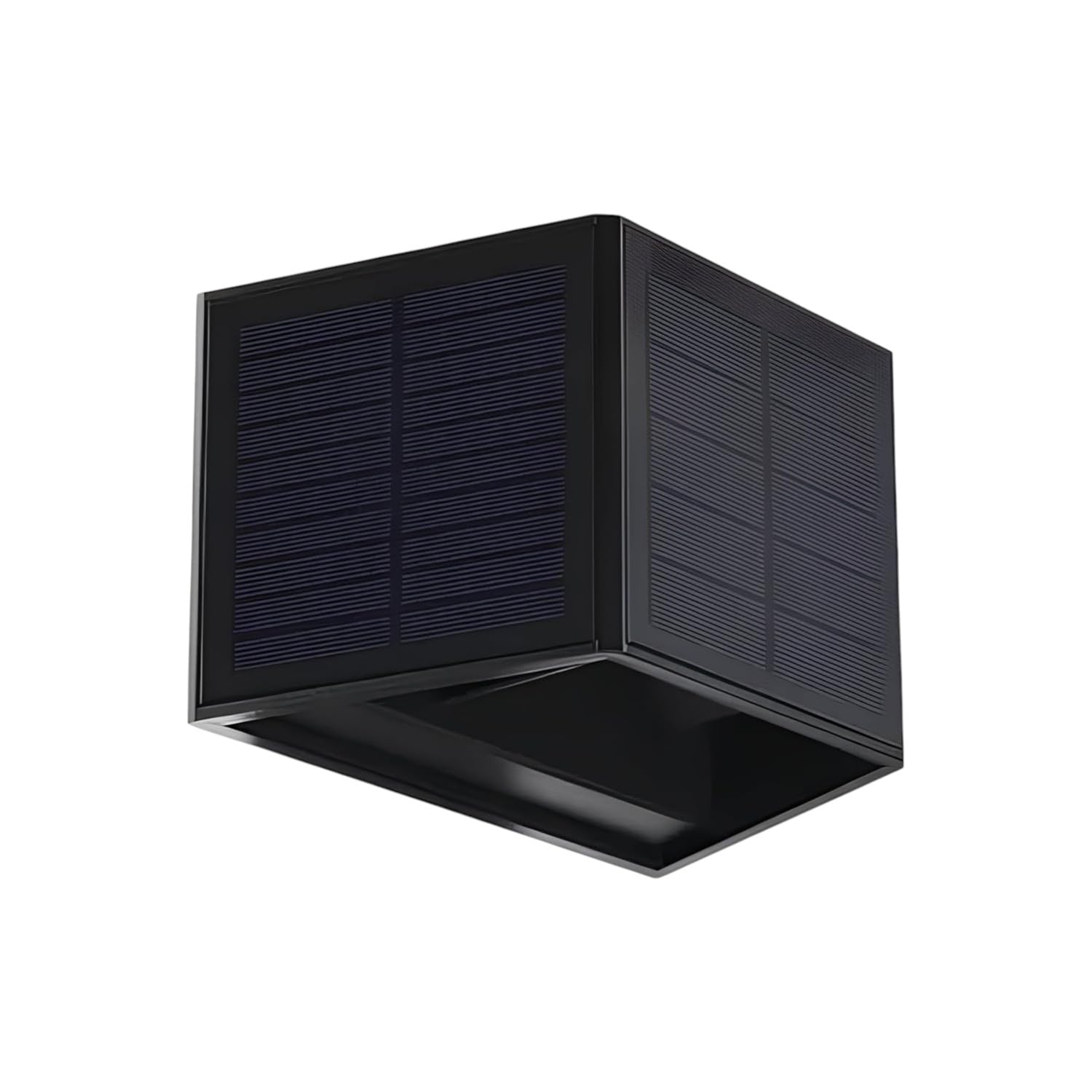 SCUBE Solar wall Lights for Outdoor, Solar Light for Home wall, Solar Garden Lights Outdoor Waterproof Trapezium Dual Color LED Wall Lamp-image-8