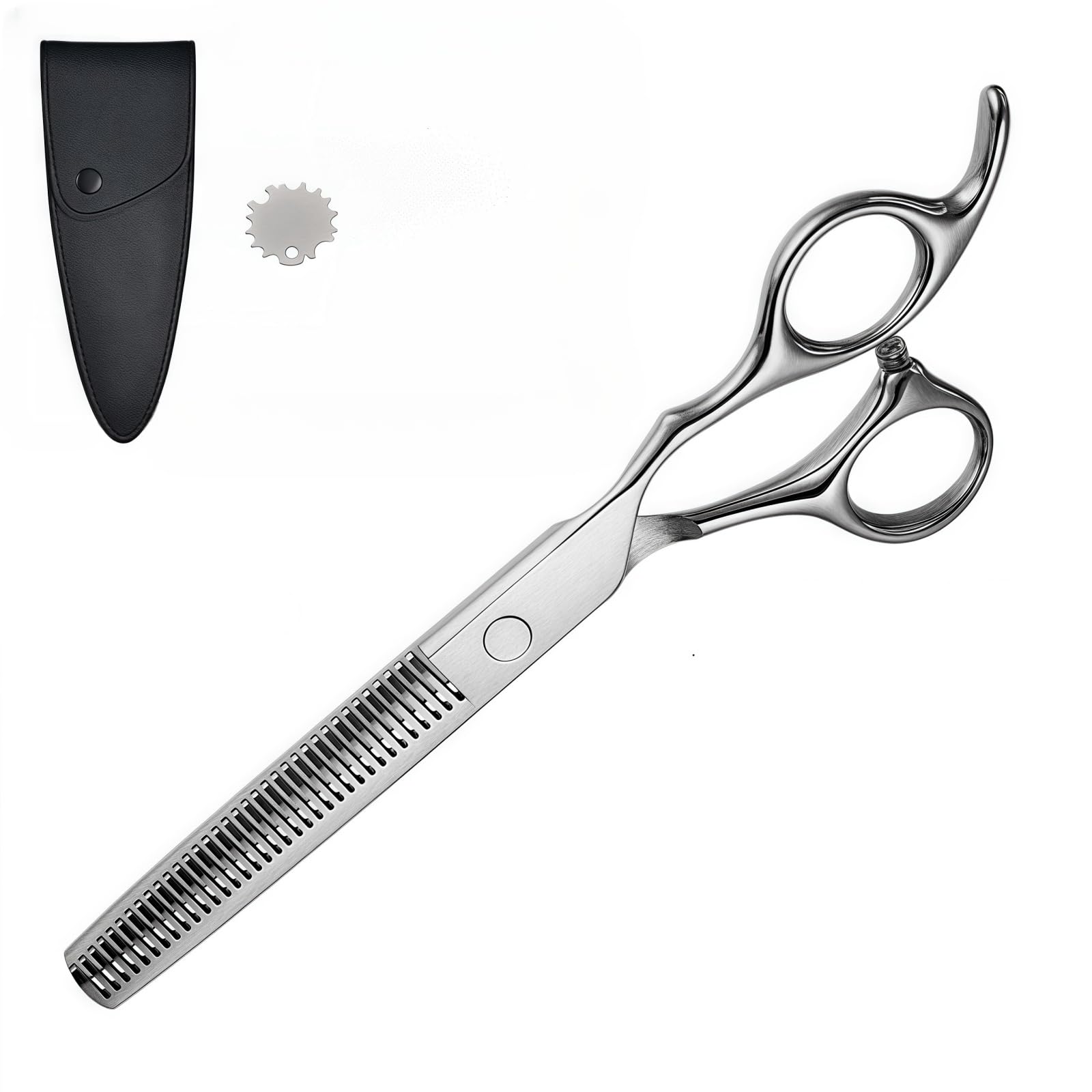 Amazon.co.jp: Dosnros スキバサミ 15% プロ仕様 散髪用ハサミ 髪切り 