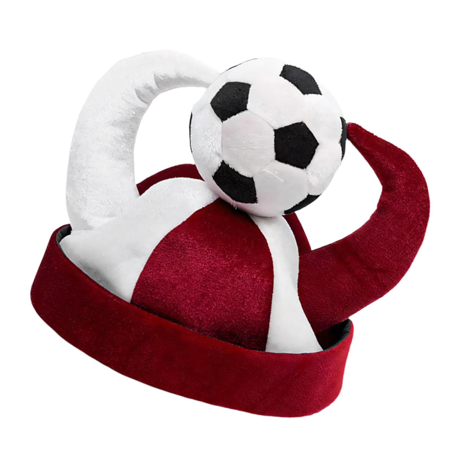 Kahdgss Red Horn Headwear For Soccer And Party Goers At Games And Carnivals Headwear For Soccer And Party Goers At Games And Carnivals